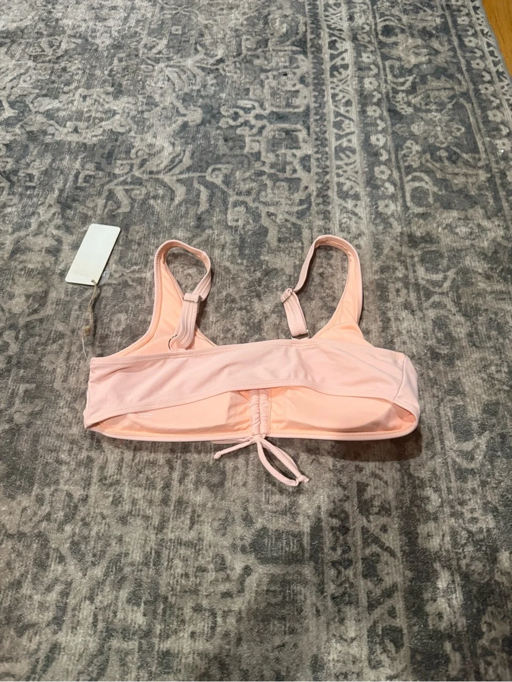 NWT Cabana del Sol Blush Pink Bikini Set Size Large